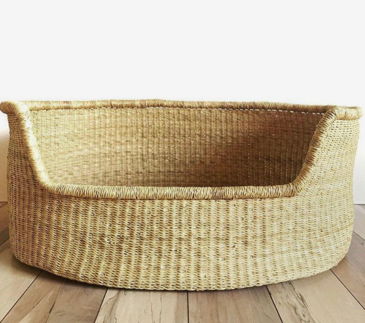 Handwoven Dog Bed | African Basket