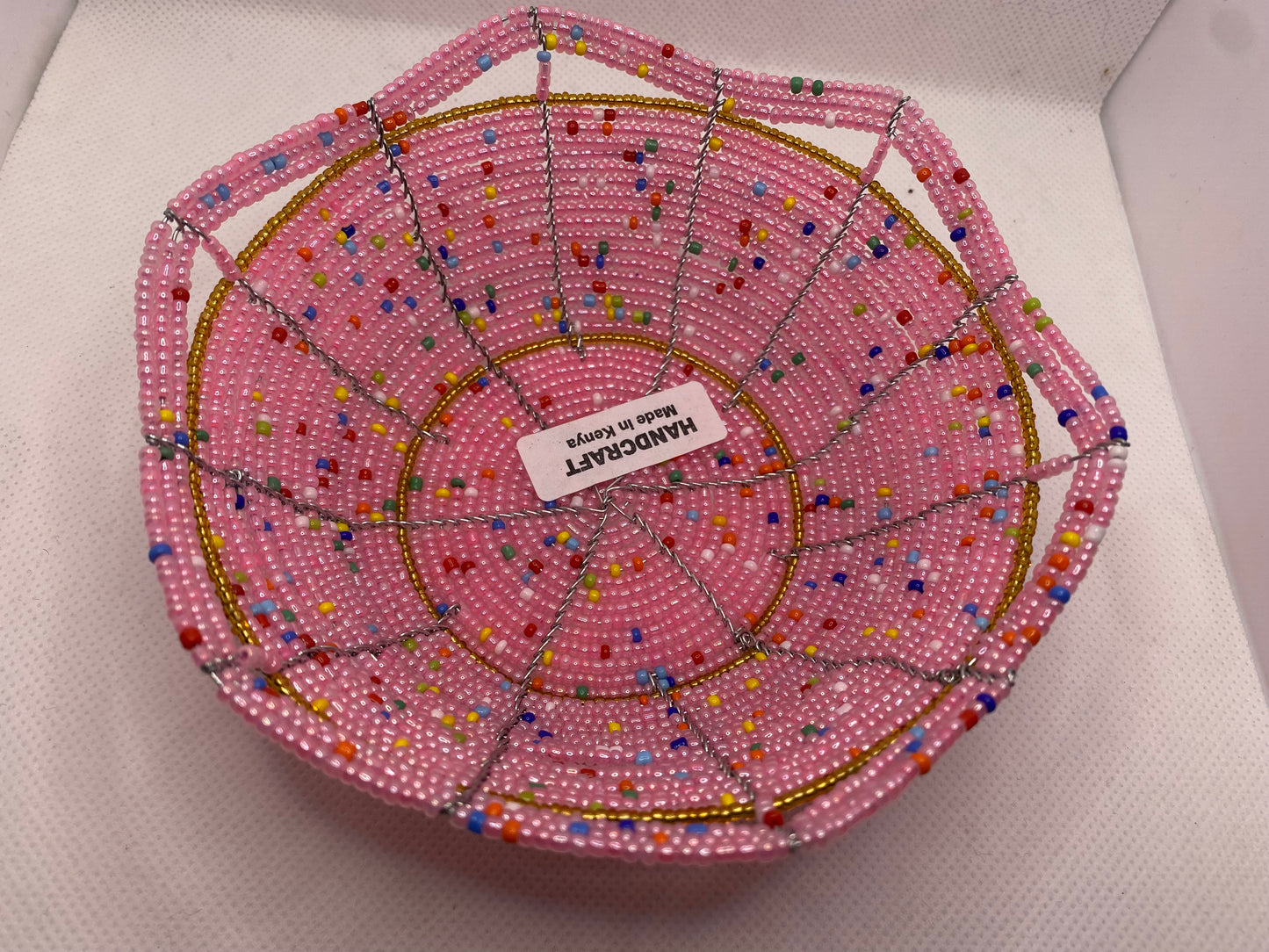 Kenyan Beaded Bowl - KBB6140618