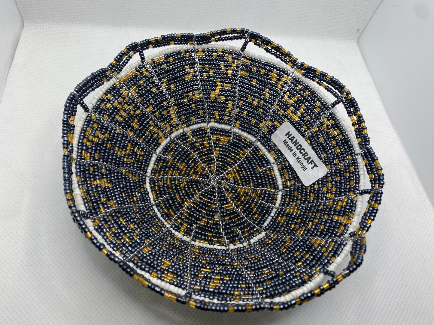 Kenyan Beaded Bowl - KBB6141418