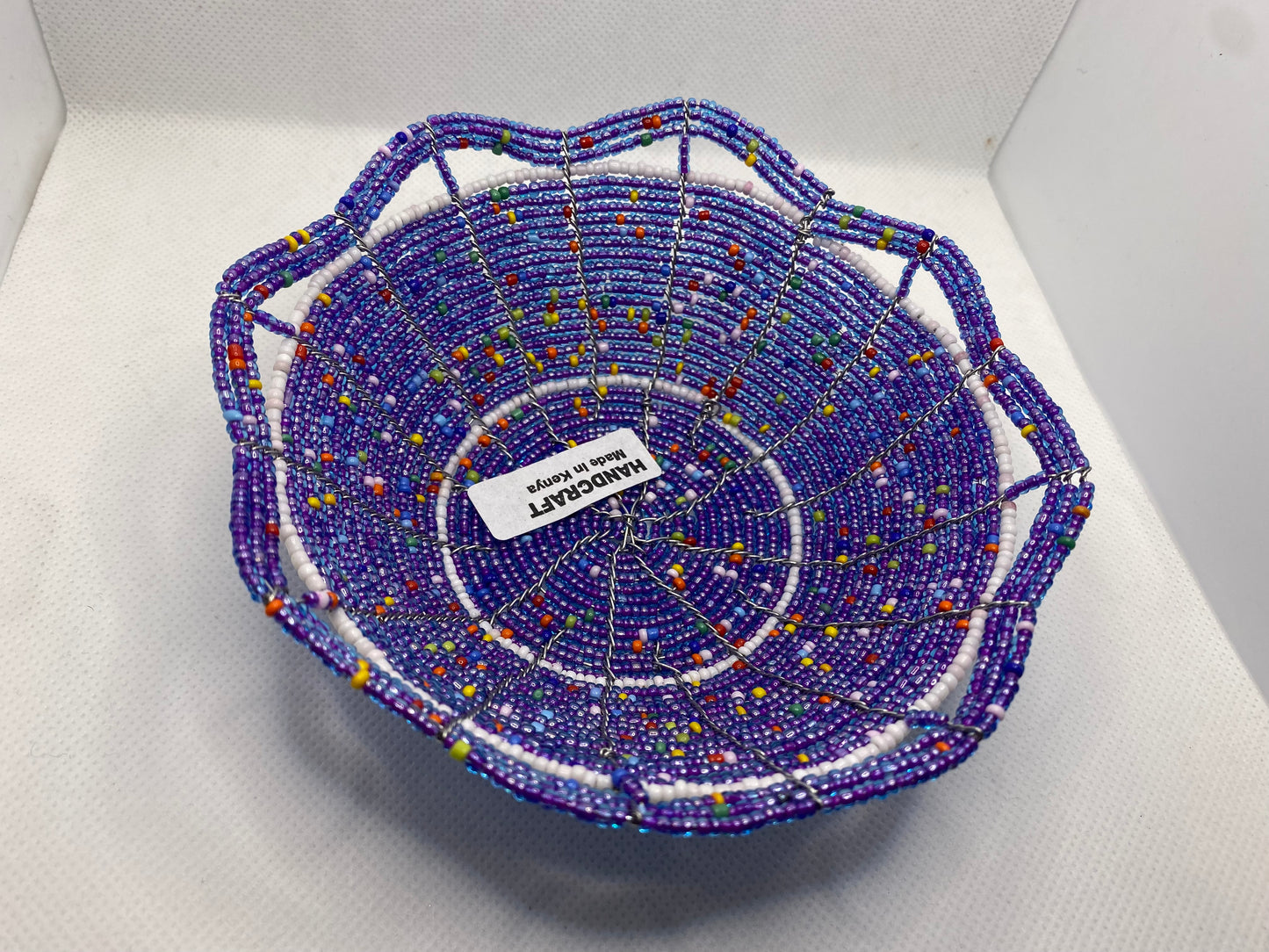 Kenyan Beaded Bowl - KBB6141318