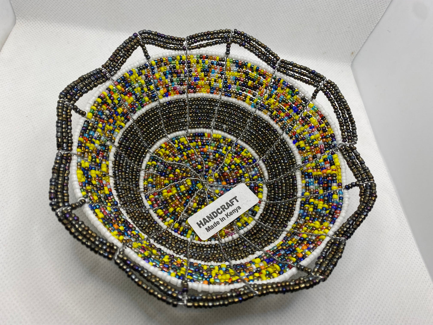 Kenyan Beaded Bowl - KBB6141118