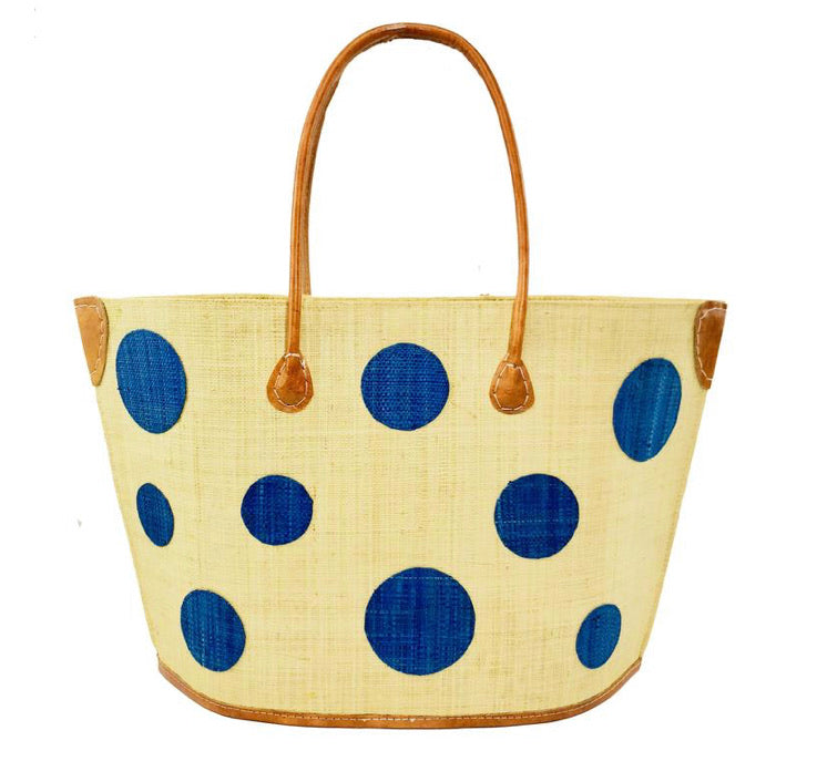 Madagascar Circle Tote - Blue