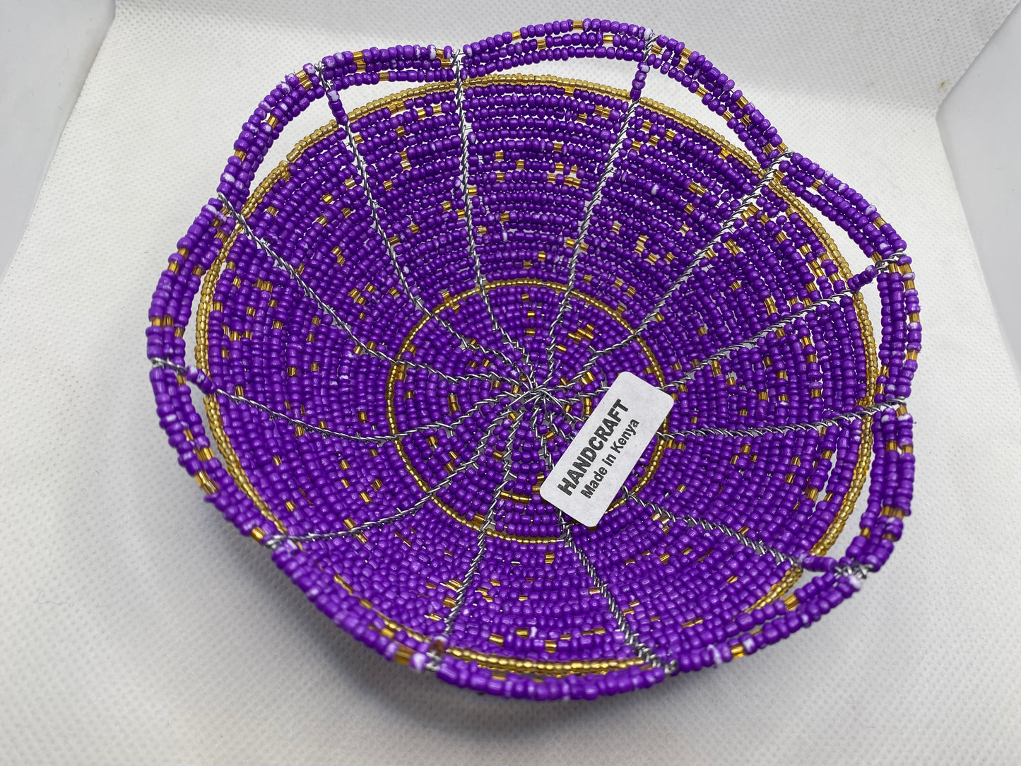Kenyan Beaded Bowl - KBB6140518