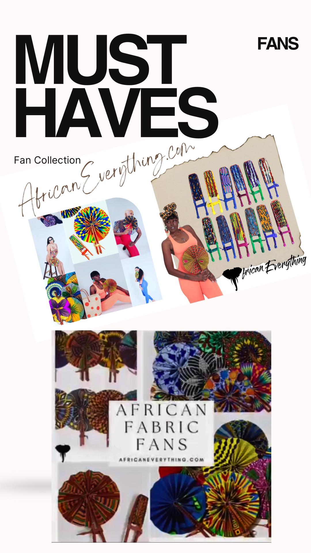 African Fabric Fans