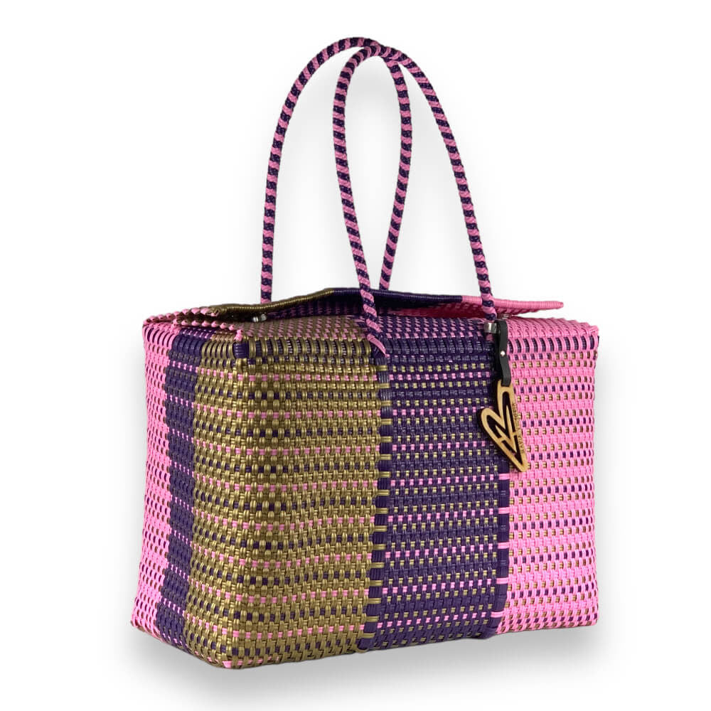 Recycled Plastic Handwoven Tote