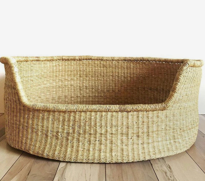 Handwoven Dog Bed | African Basket