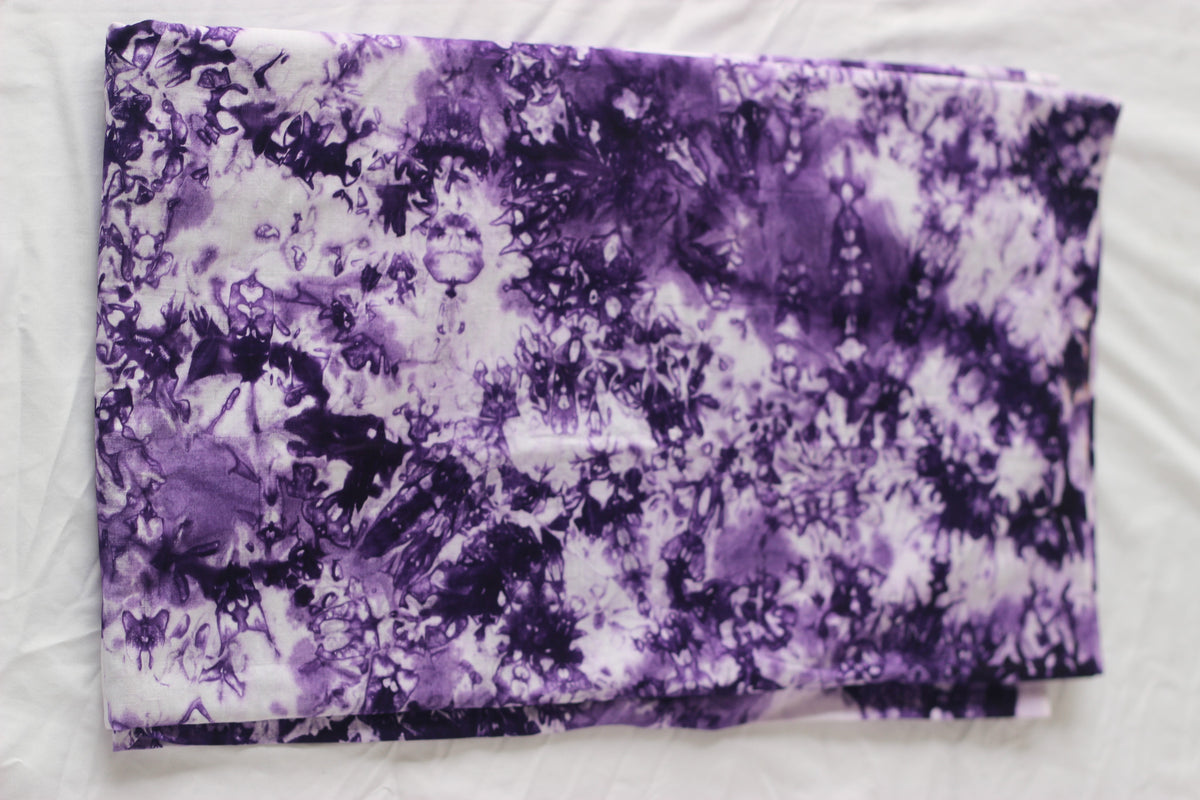 African Fabric - Hand Dyed Batik - 4 Yard Piece