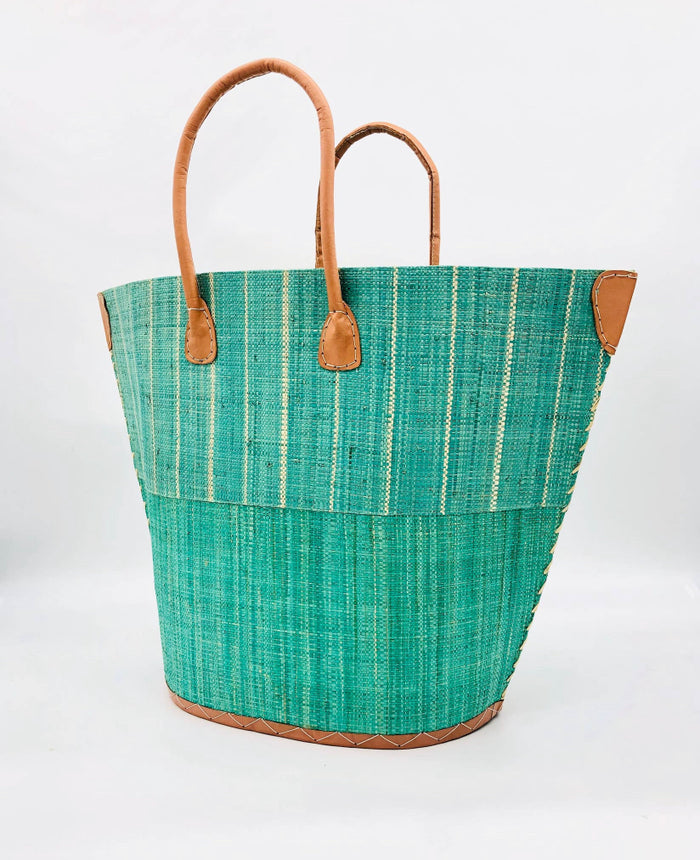 Madagascar Tote - Aqua