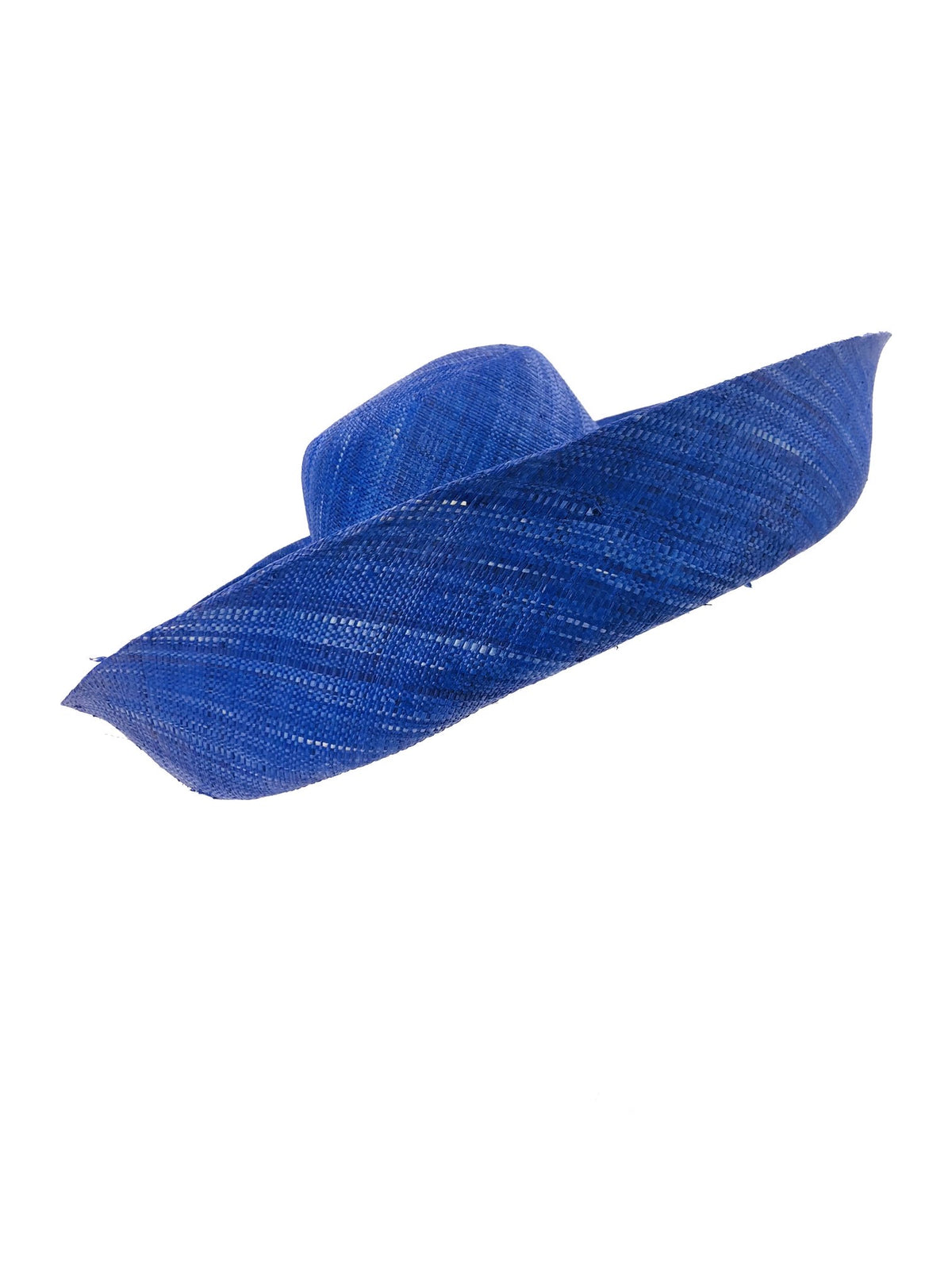 Madagascar Palm Leaf Hat -Blue