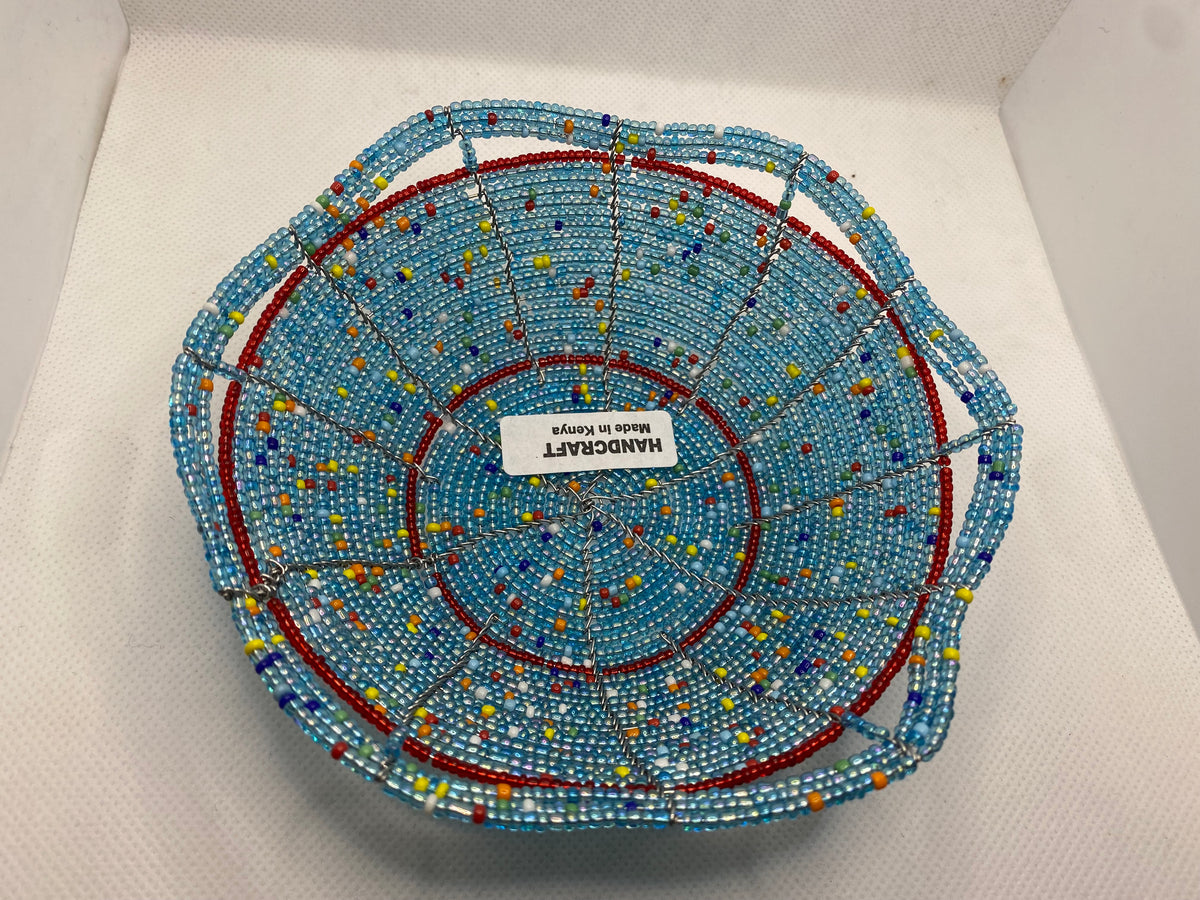Kenyan Beaded Bowl - KBB6142318