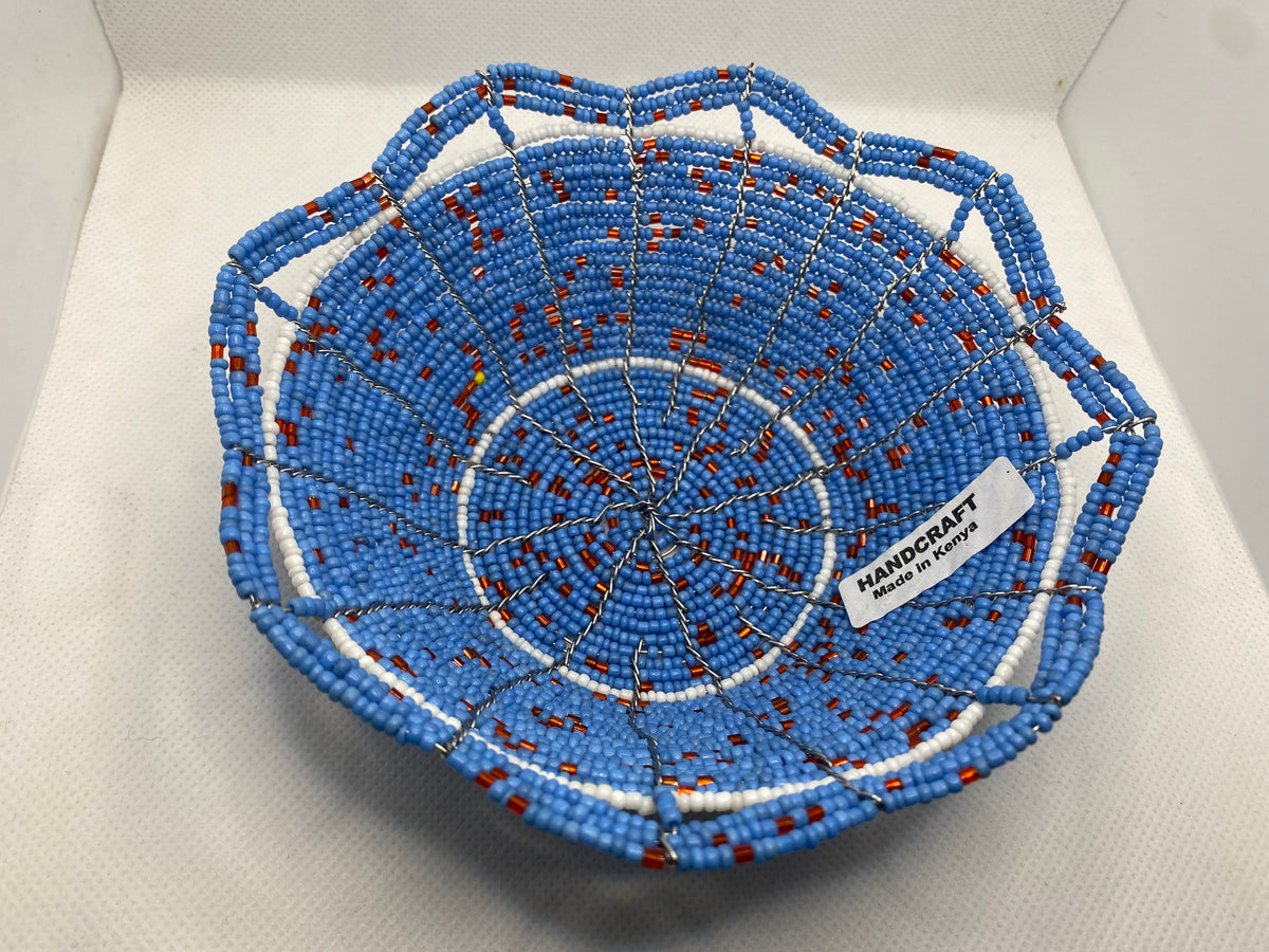 Kenyan Beaded Bowl - KBB6141518