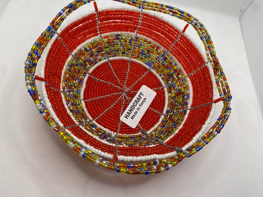 Kenyan Beaded Bowl - KBB12020219