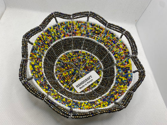 Kenyan Beaded Bowl - KBB6141118