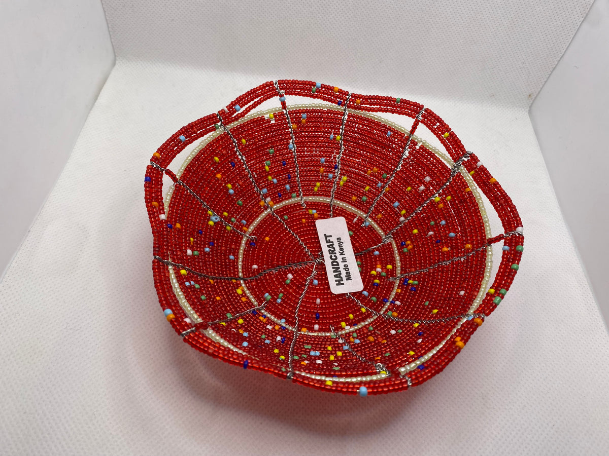 Kenyan Beaded Bowl - KBB6141618