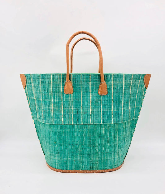 Madagascar Tote - Aqua